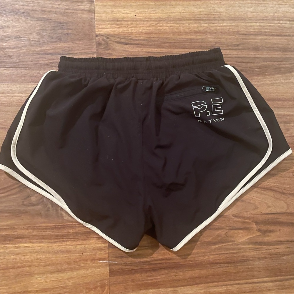Women's Black Athletic Shorts P.E NATION Retro xs